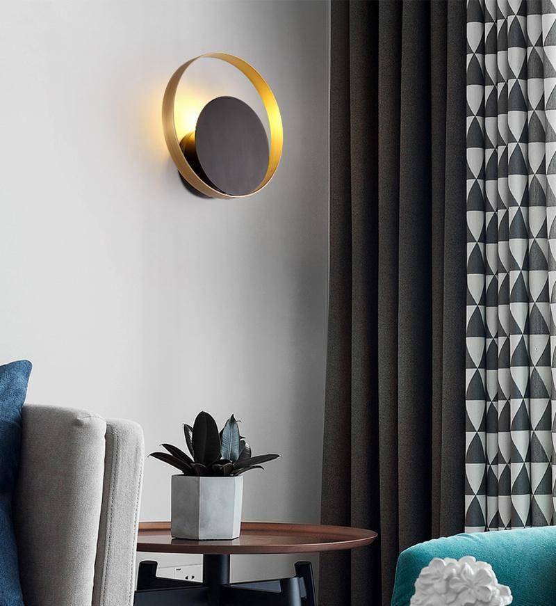 Erliren Moderne minimalistische ronde wandlamp