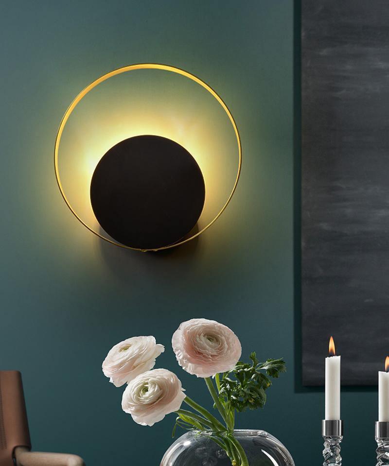Erliren Moderne minimalistische ronde wandlamp
