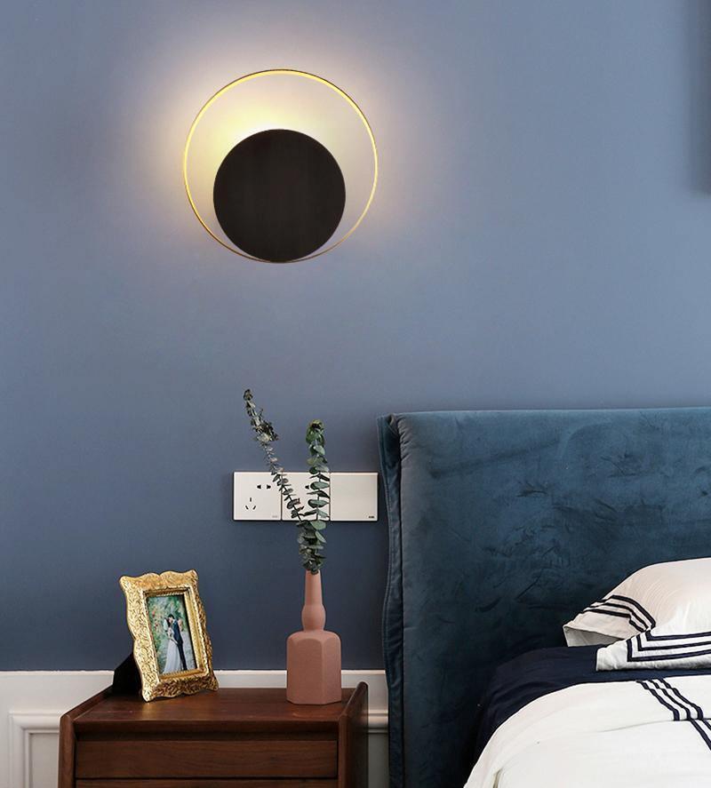 Erliren Moderne minimalistische ronde wandlamp