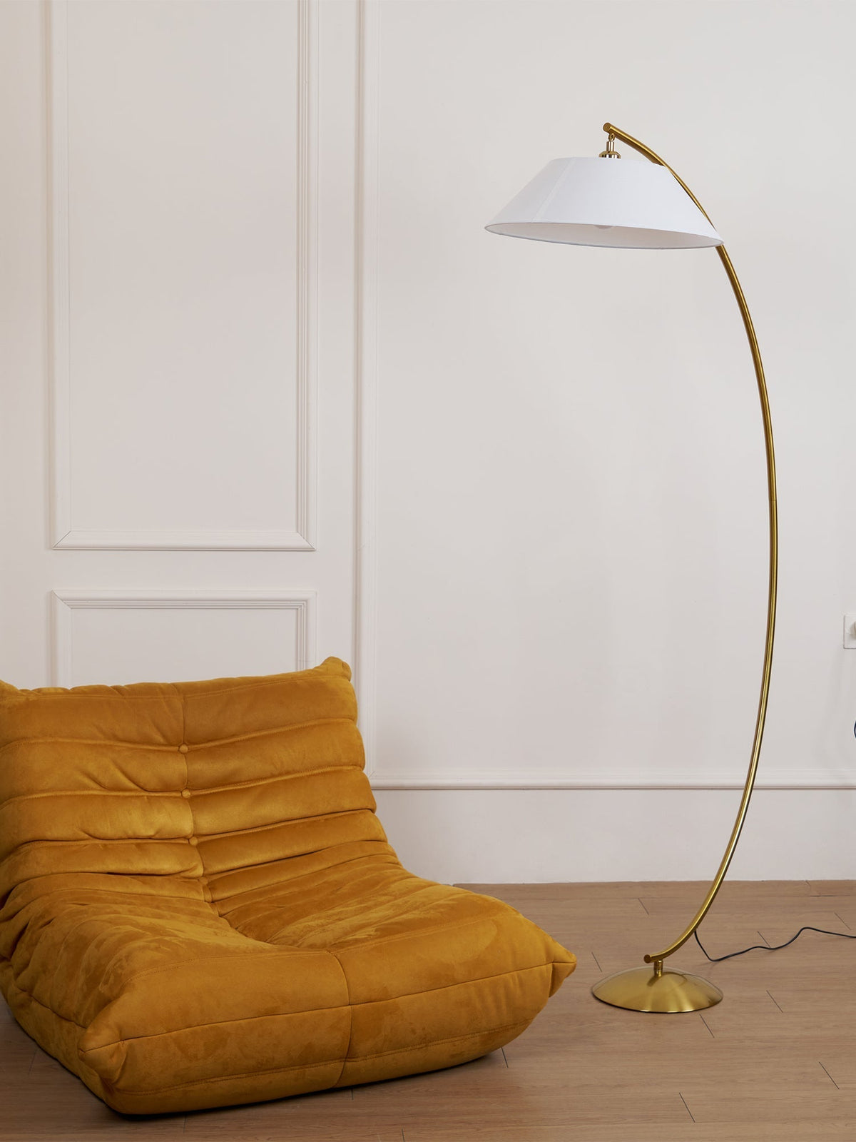 Veradin Stalen vloerlamp van vezel