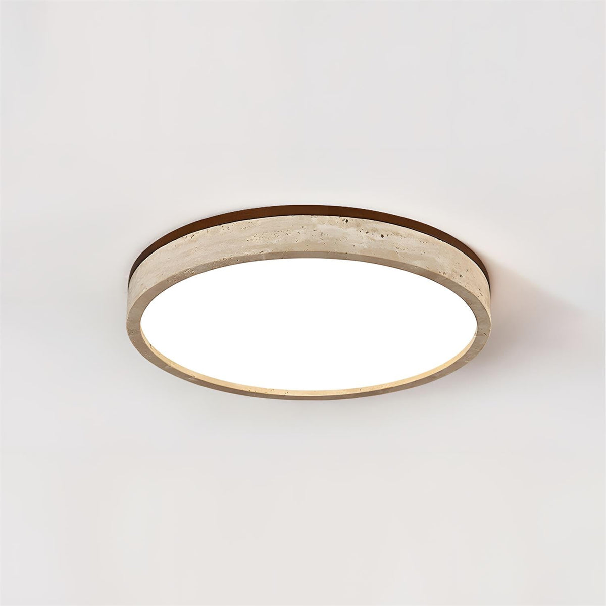 Plafondlamp travertin