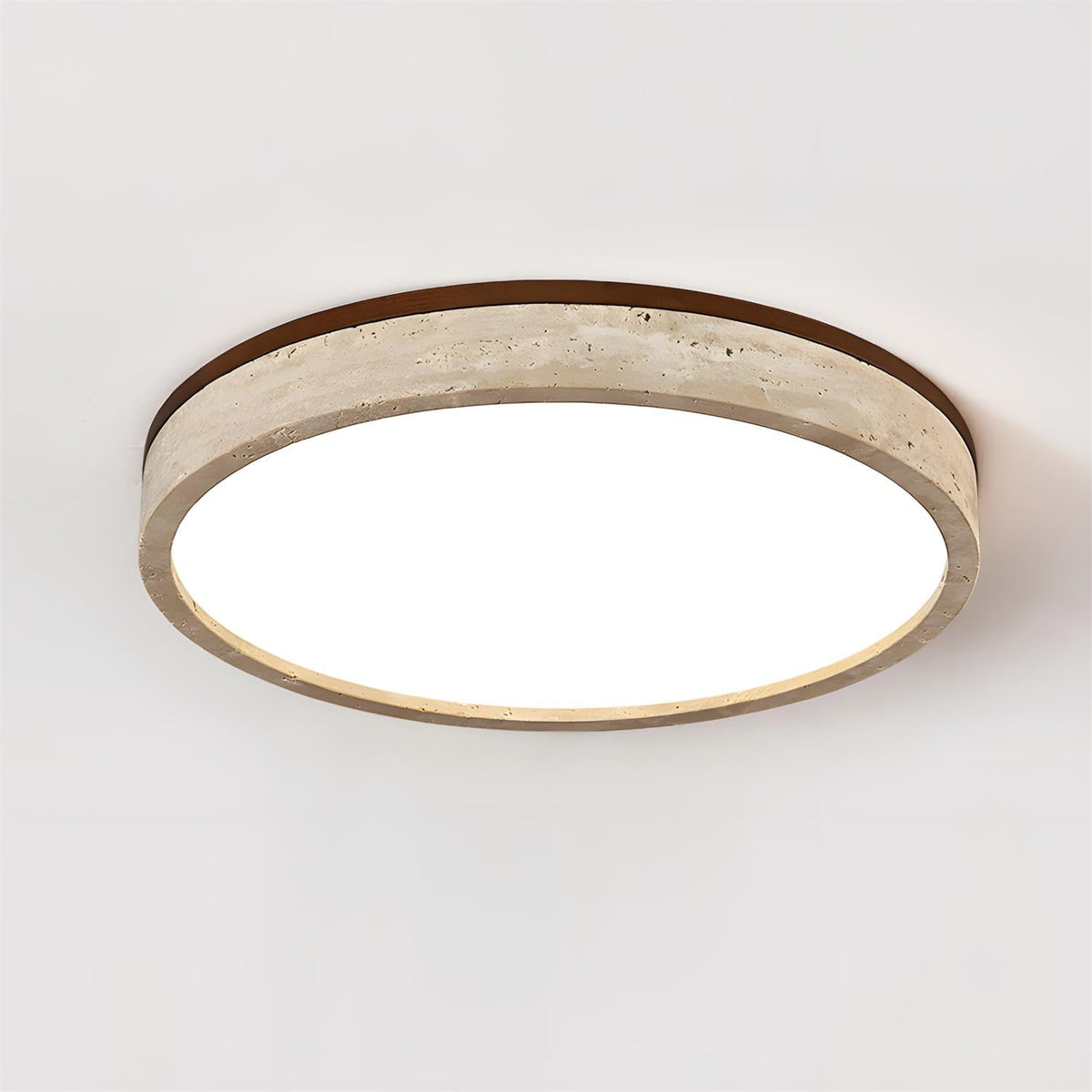 Plafondlamp travertin