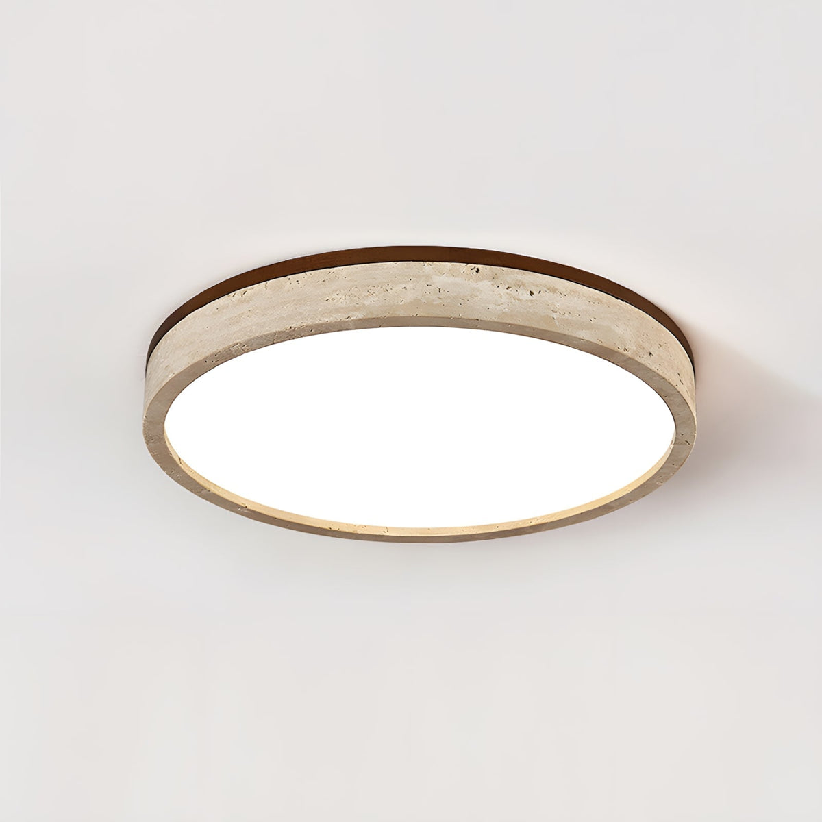 Plafondlamp travertin