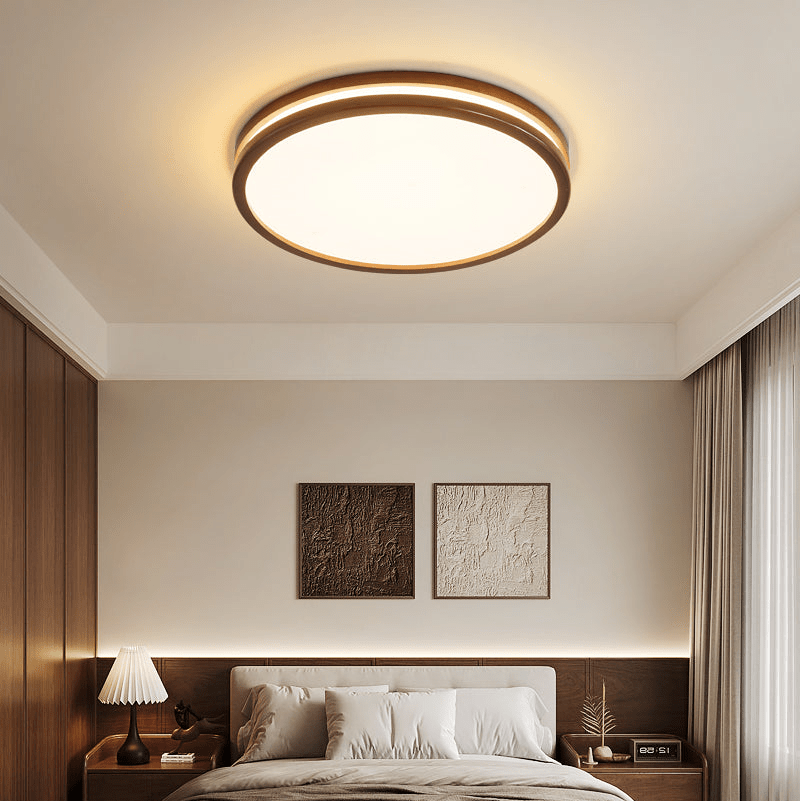 Nysilos modern Minimalistisch Hout Plafondlamp