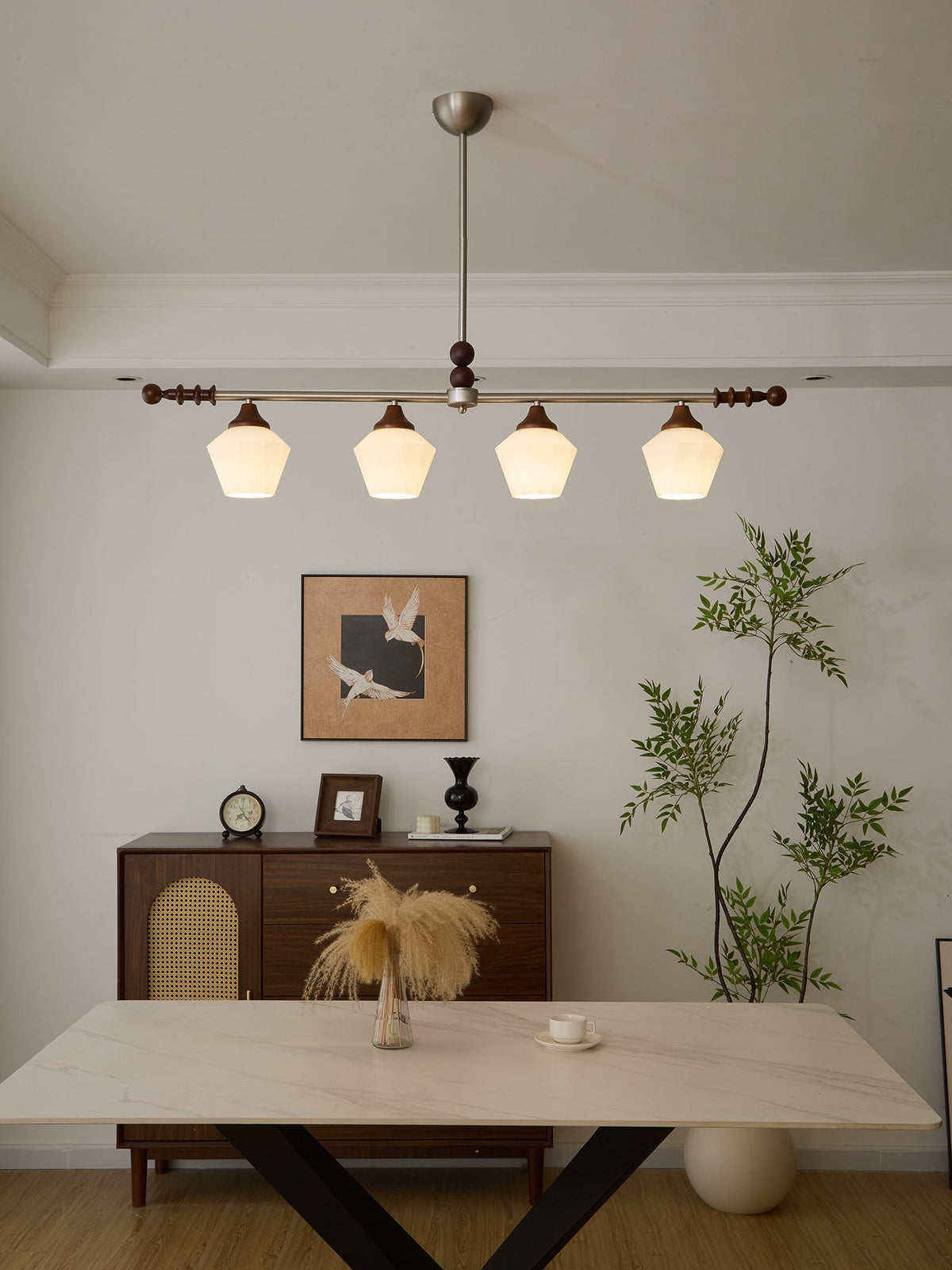 Vosole Traditionele Elegantie Vintage Hout Kroonluchter
