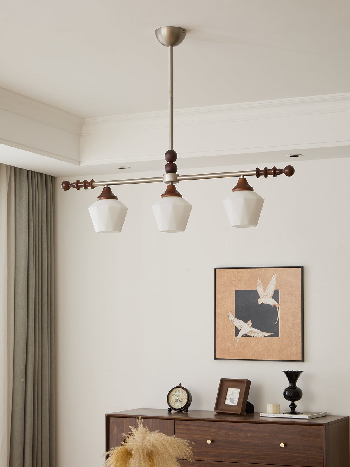 Vosole Traditionele Elegantie Vintage Hout Kroonluchter