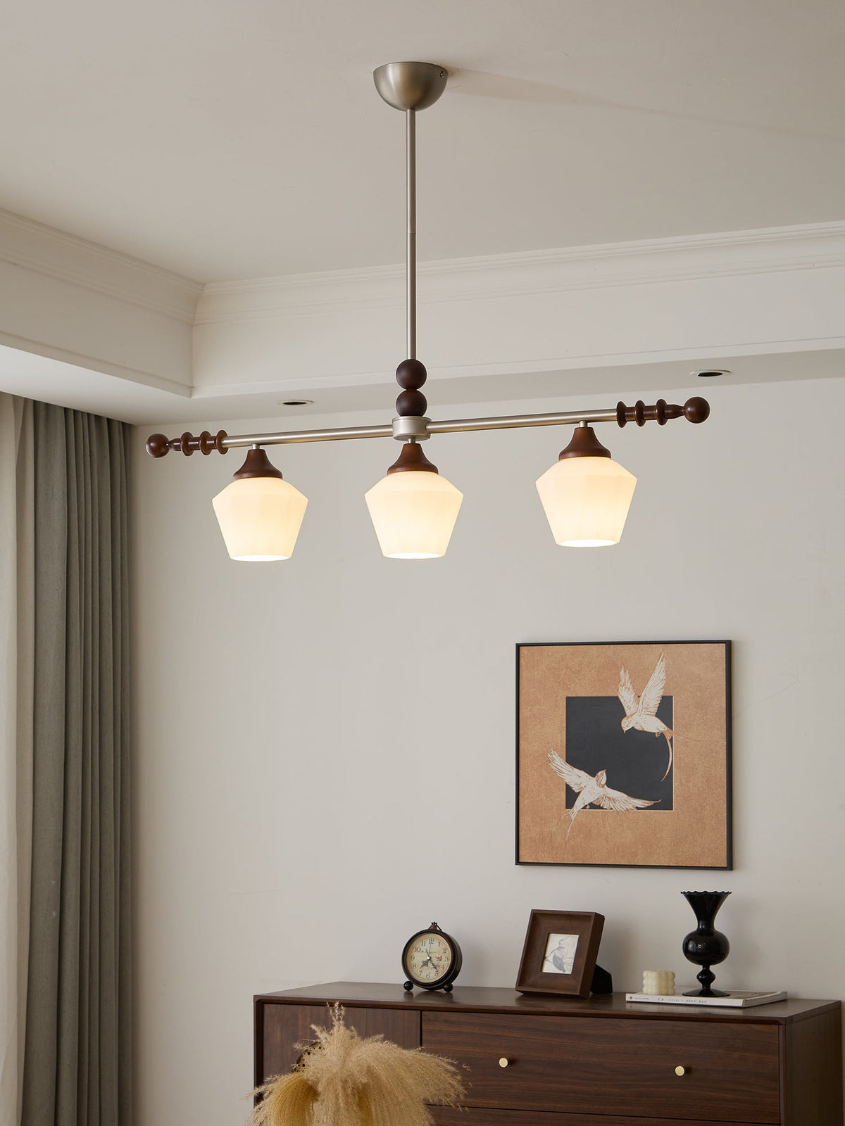 Vosole Traditionele Elegantie Vintage Hout Kroonluchter