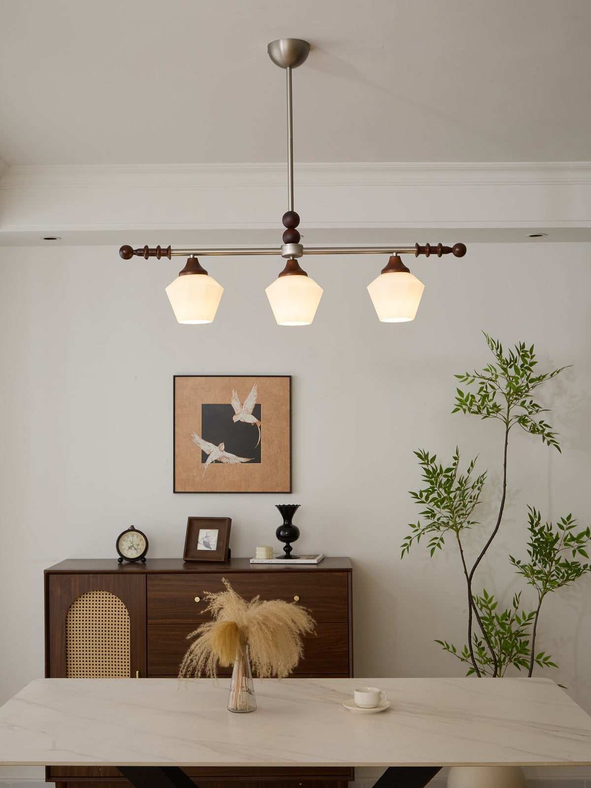Vosole Traditionele Elegantie Vintage Hout Kroonluchter