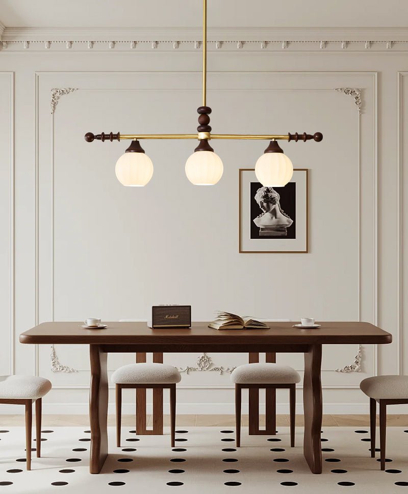 Vosole Traditionele Elegantie Vintage Hout Kroonluchter
