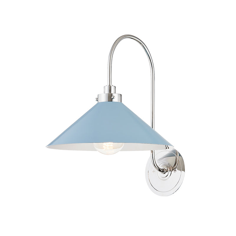 Soliaria messing wandlamp
