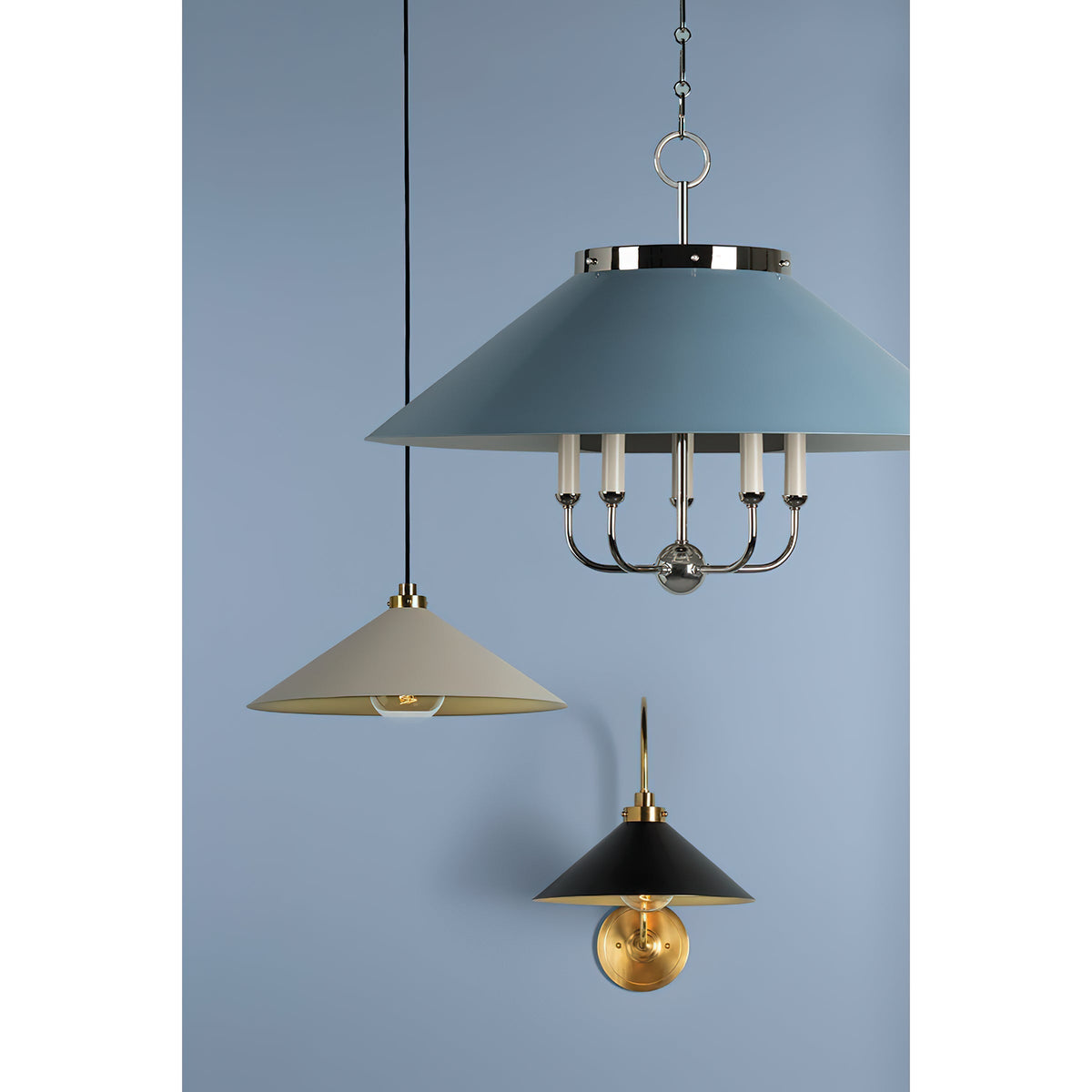 Soliaria messing wandlamp