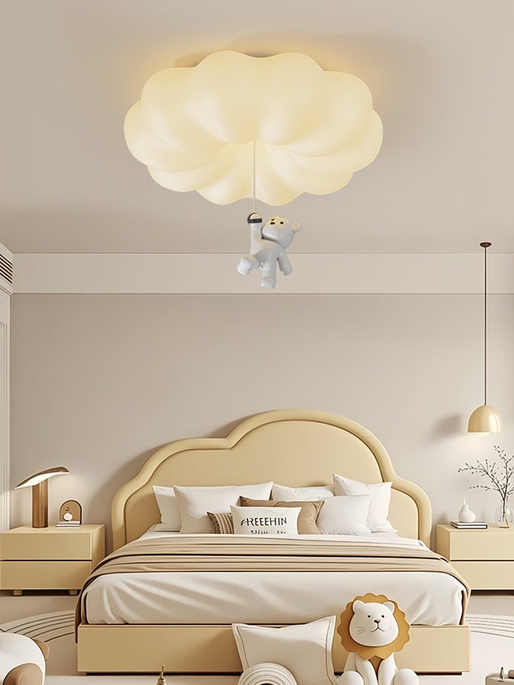 Civarion klassiek Cloud Bear hars plafondlamp