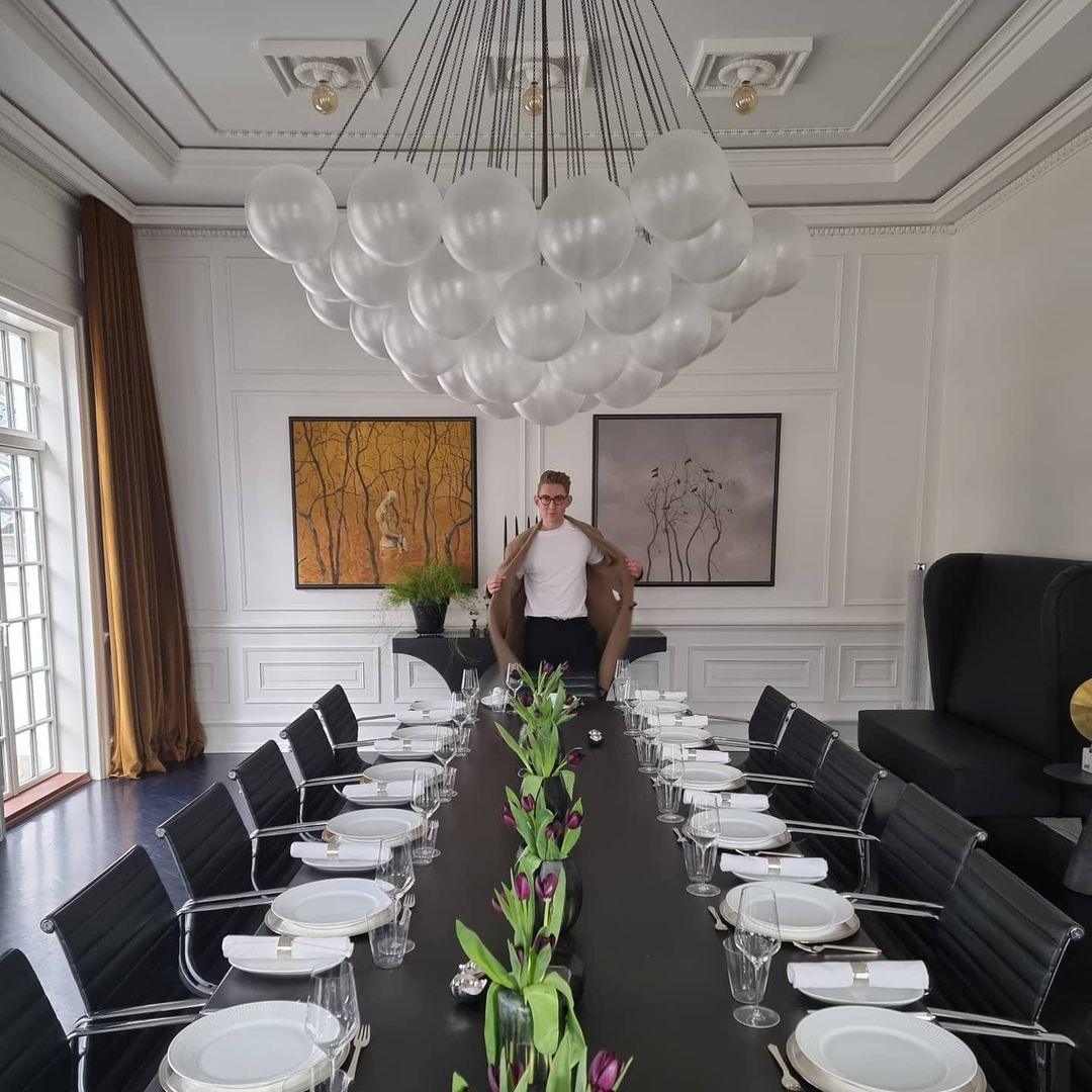 Eiririra Kroonluchter Bubble Matglas