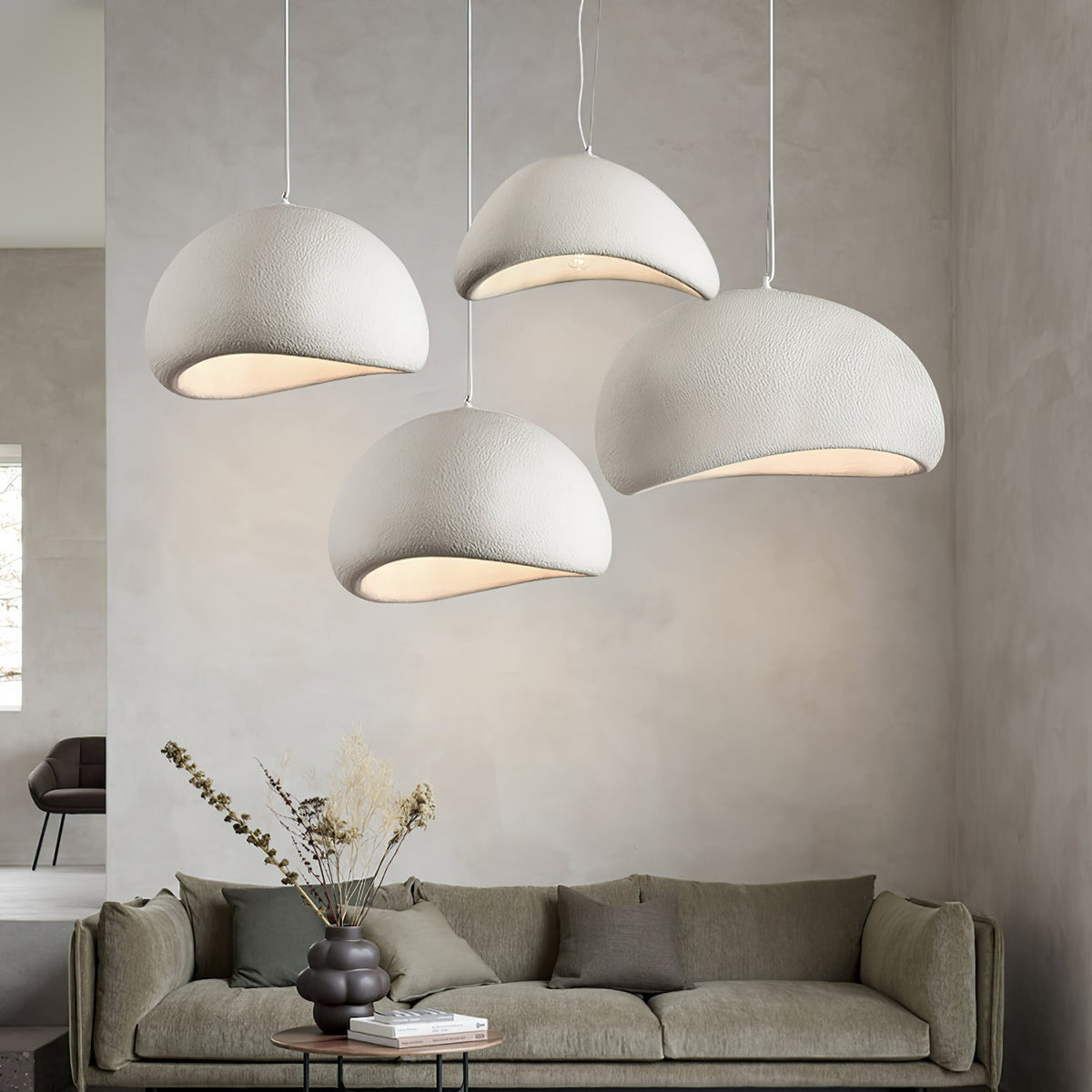 Fentor hanglamp met witte lampenkap minimalistisch