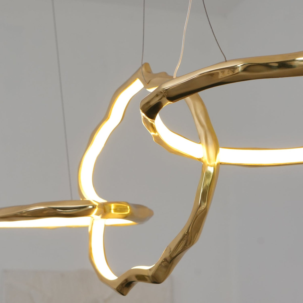 Aballs Cloud Rings Series kroonluchter van messing