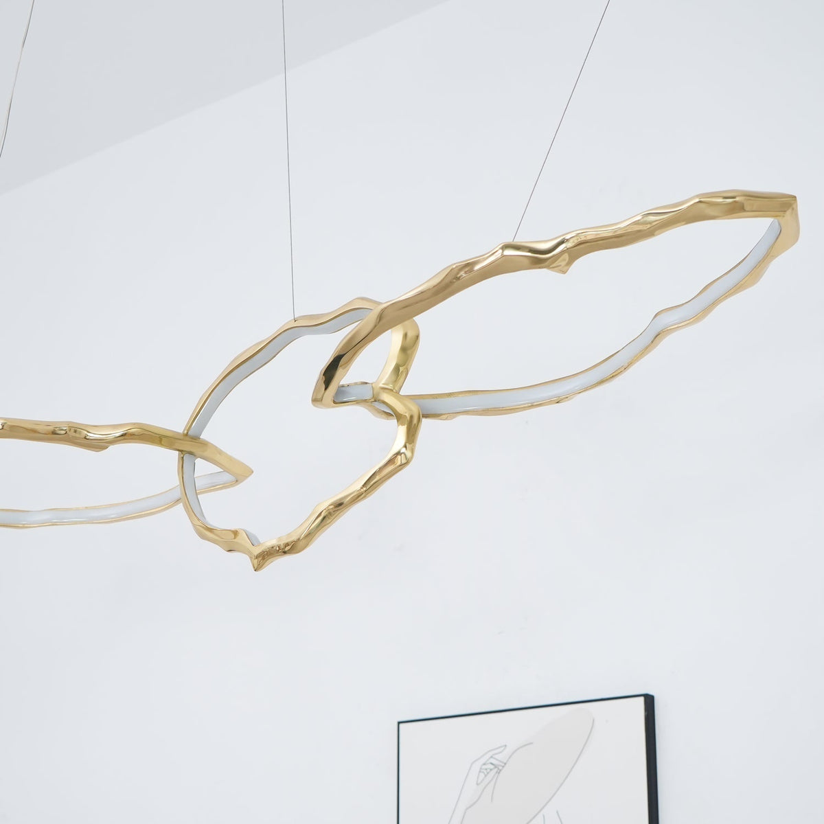 Aballs Cloud Rings Series kroonluchter van messing
