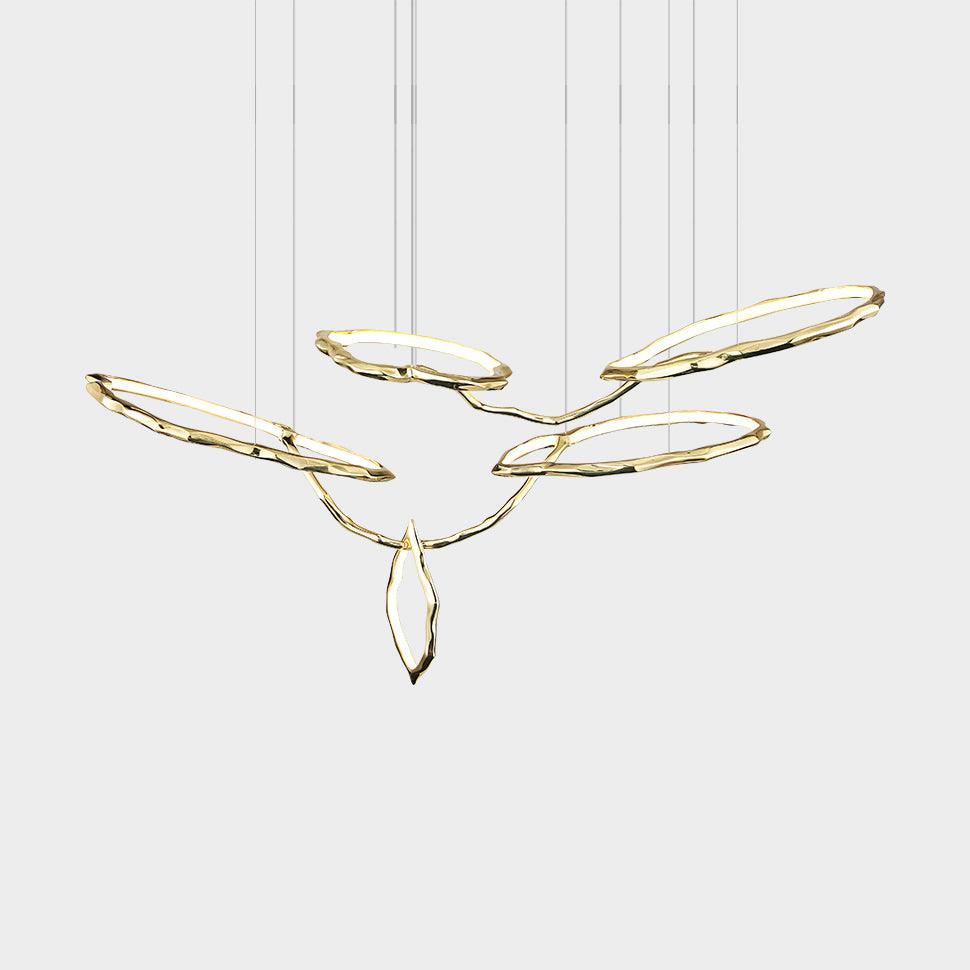 Aballs Cloud Rings Series kroonluchter van messing