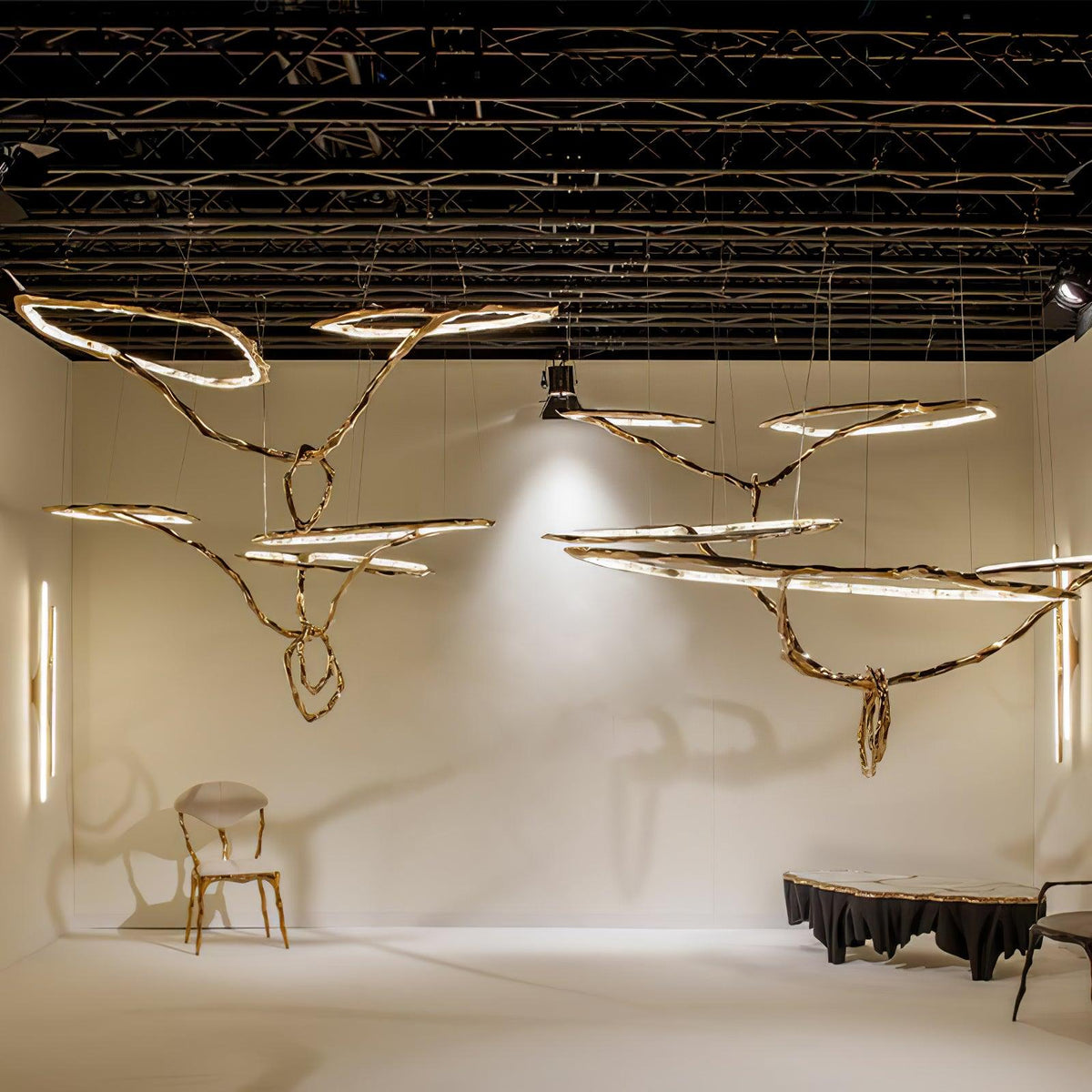 Aballs Cloud Rings Series kroonluchter van messing
