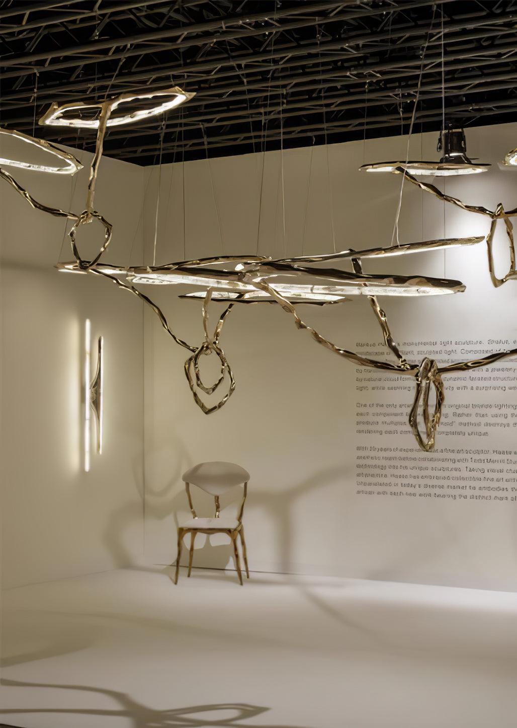 Aballs Cloud Rings Series kroonluchter van messing