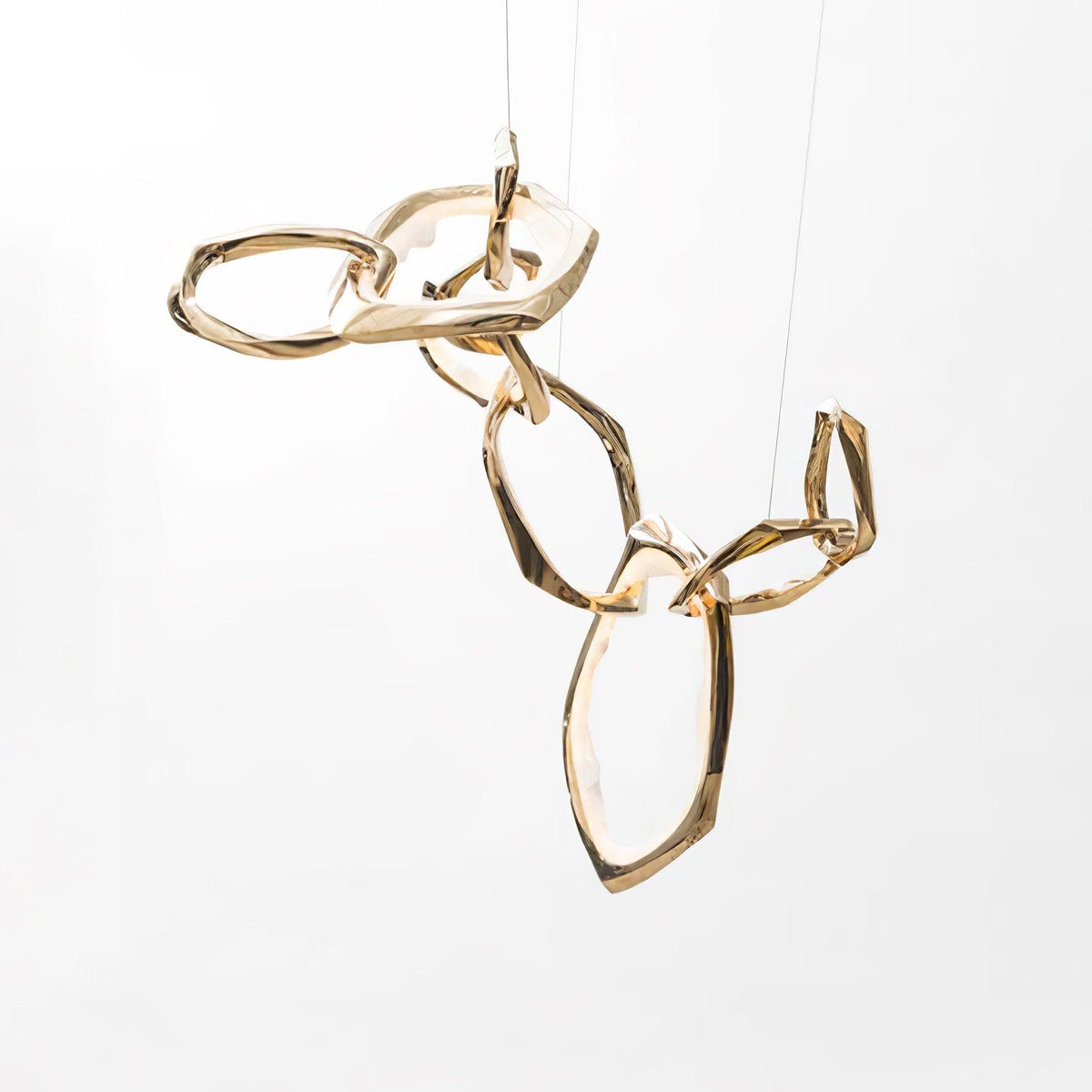 Aballs Cloud Rings Series kroonluchter van messing
