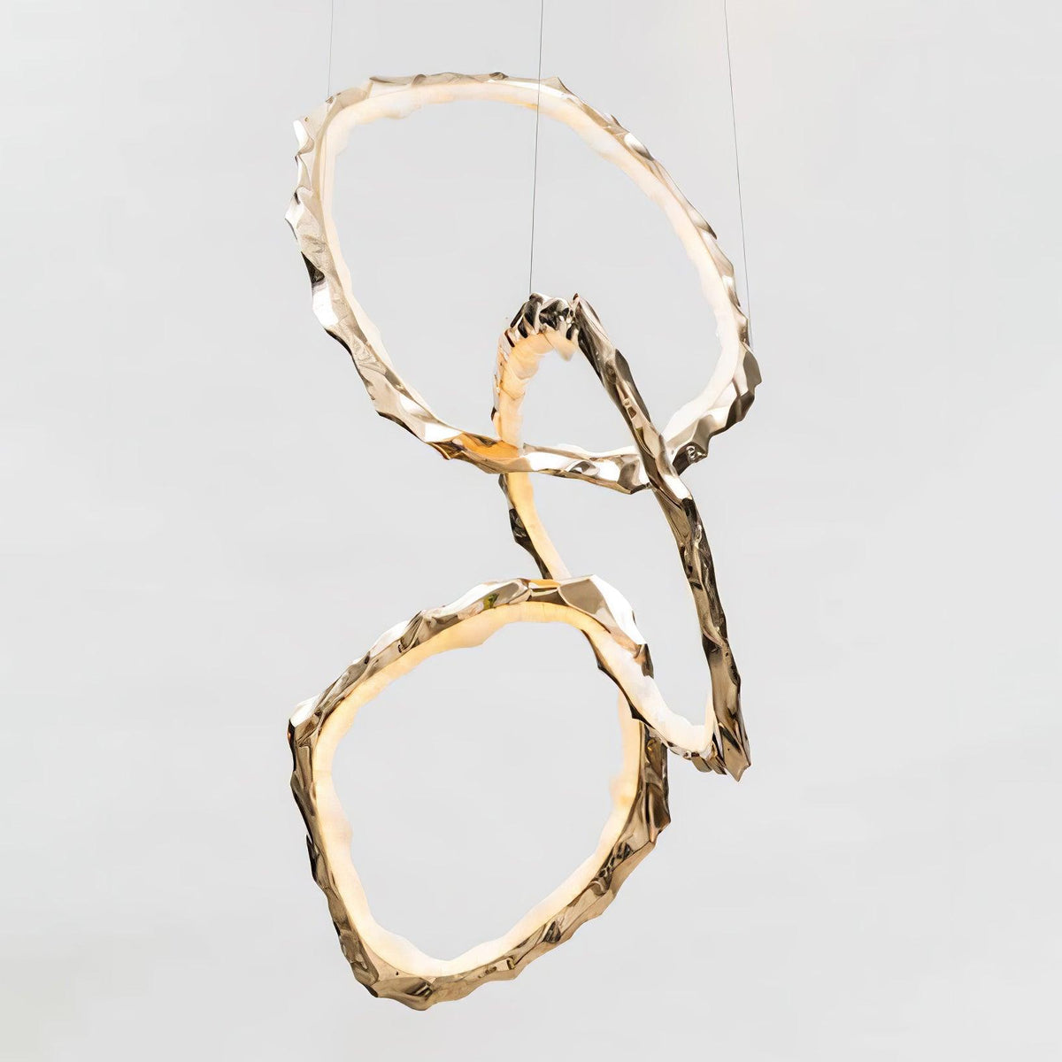 Aballs Cloud Rings Series kroonluchter van messing