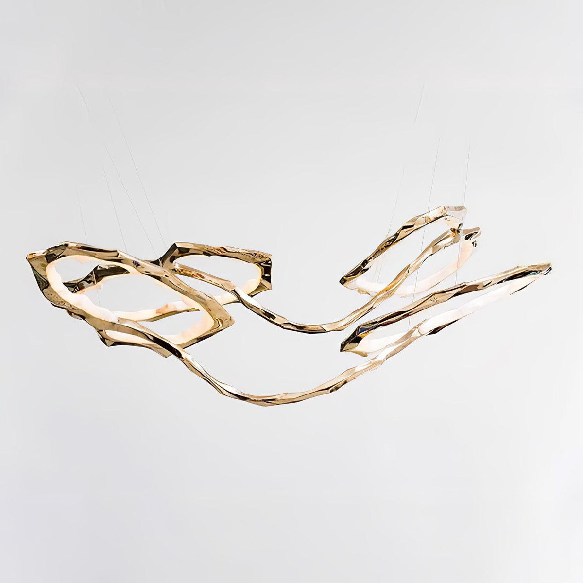 Aballs Cloud Rings Series kroonluchter van messing