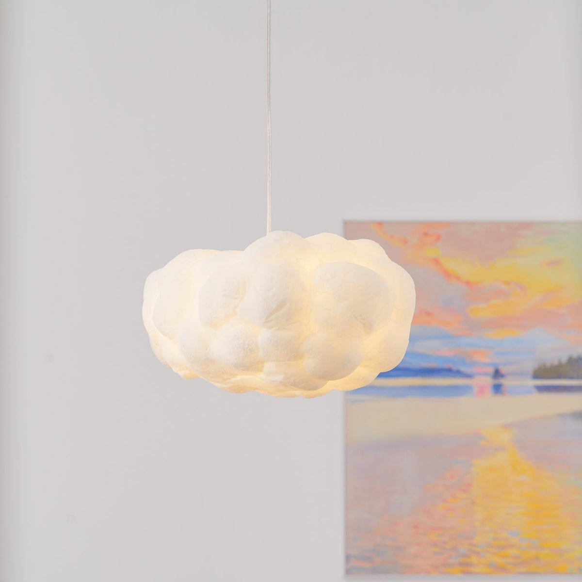 Nively vezel Silk hanglamp