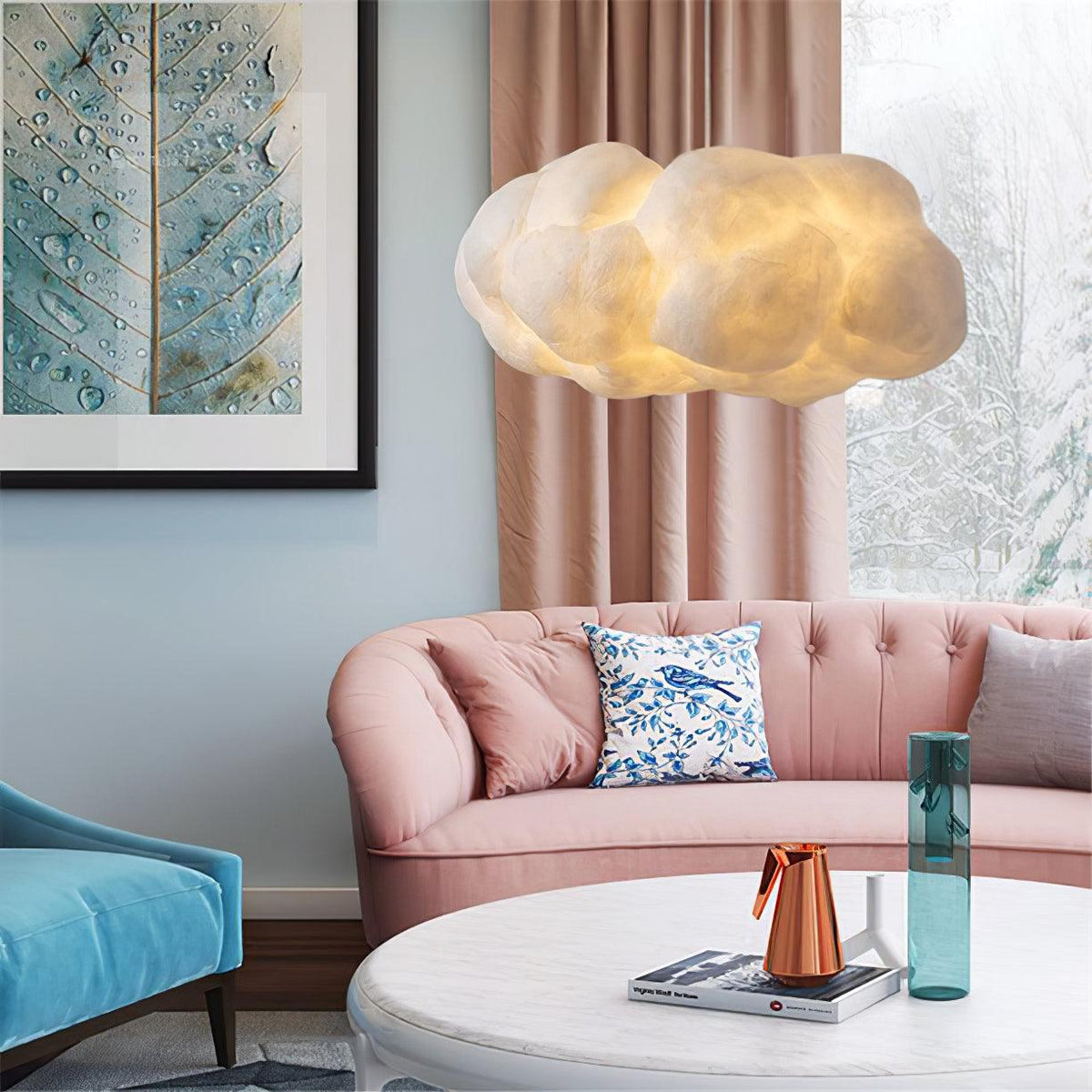 Nively vezel Silk hanglamp