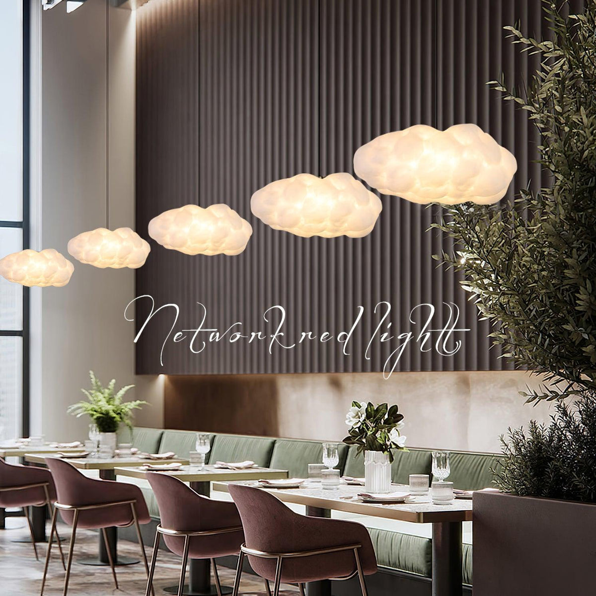 Nively vezel Silk hanglamp