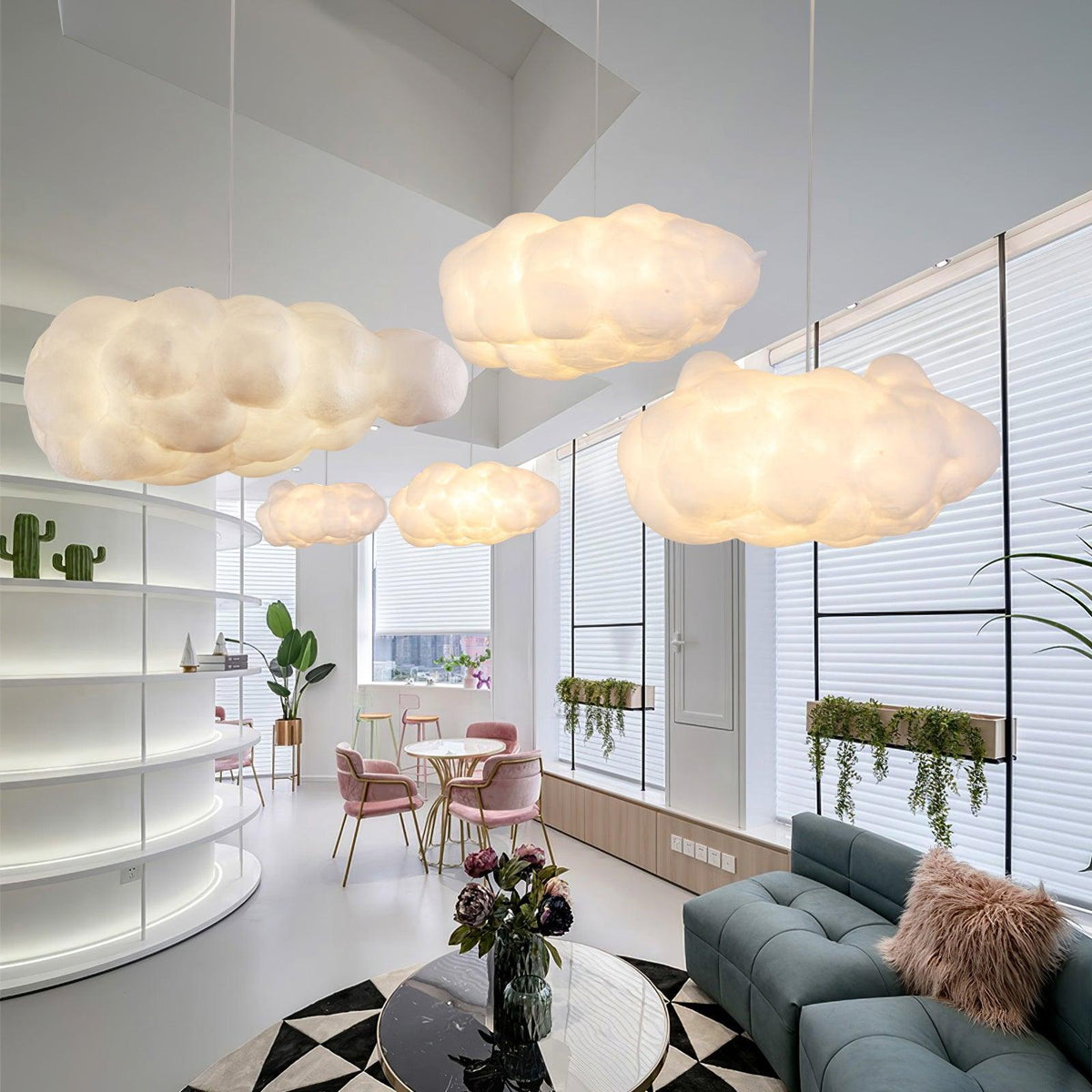 Nively vezel Silk hanglamp
