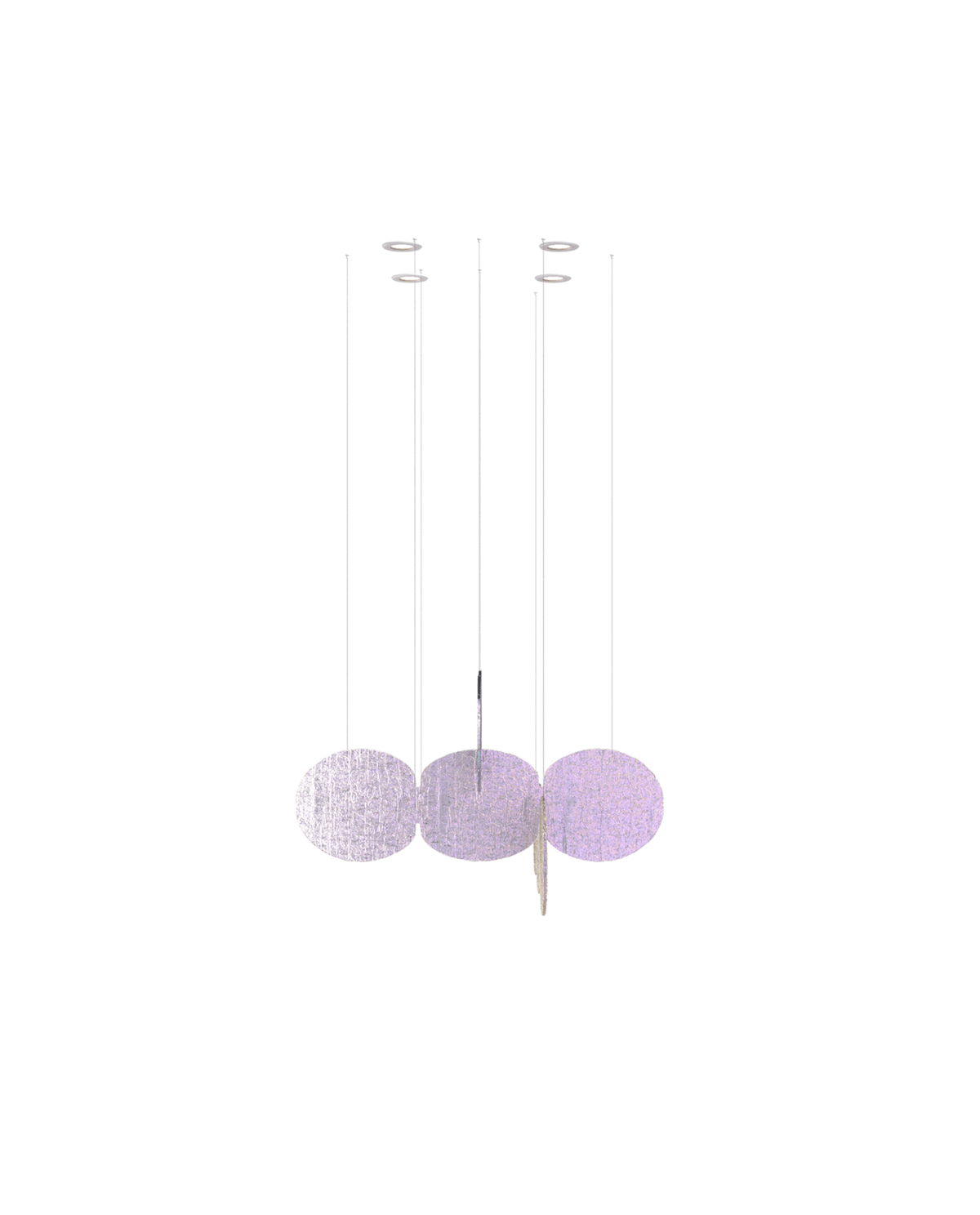 Nimbus Clouds Iridescent Disc Kroonluchter