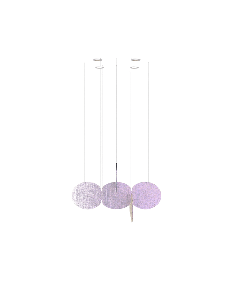 Nimbus Clouds Iridescent Disc Kroonluchter