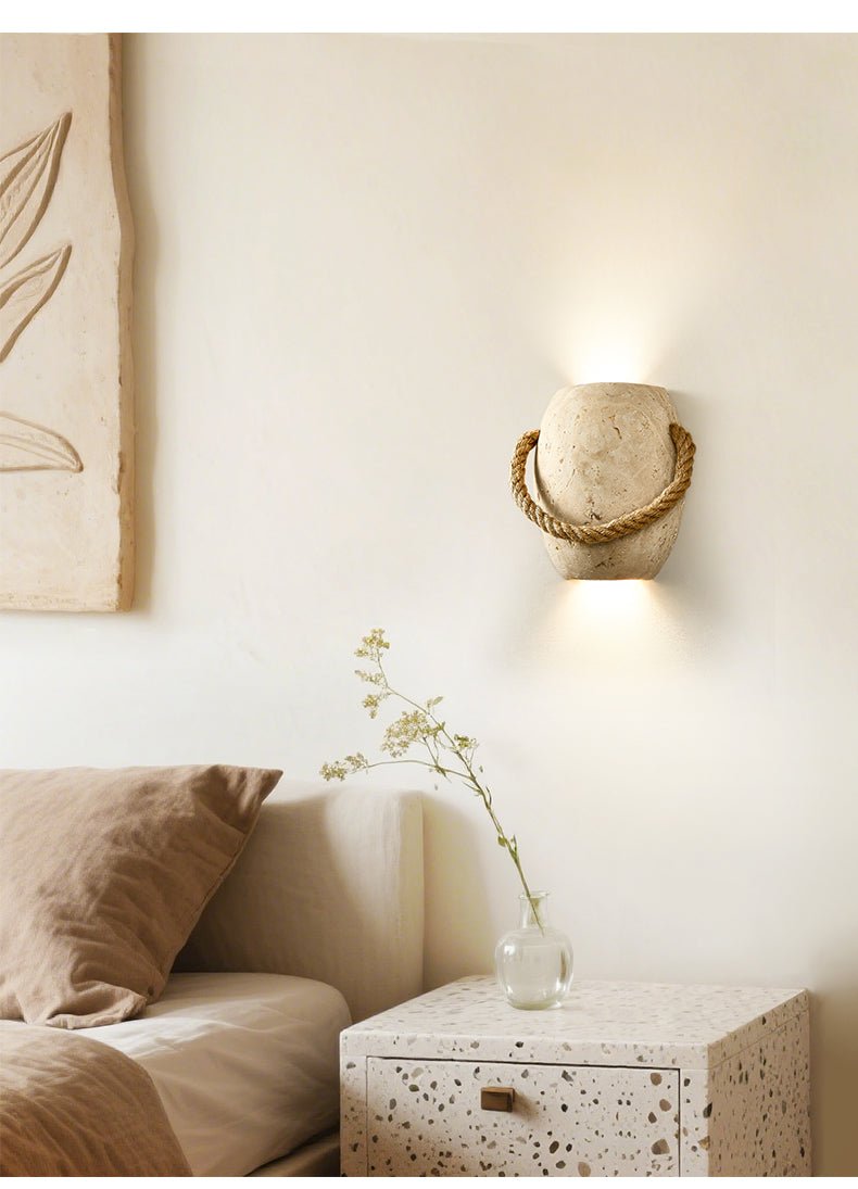Coastal Rope Stone wandlamp