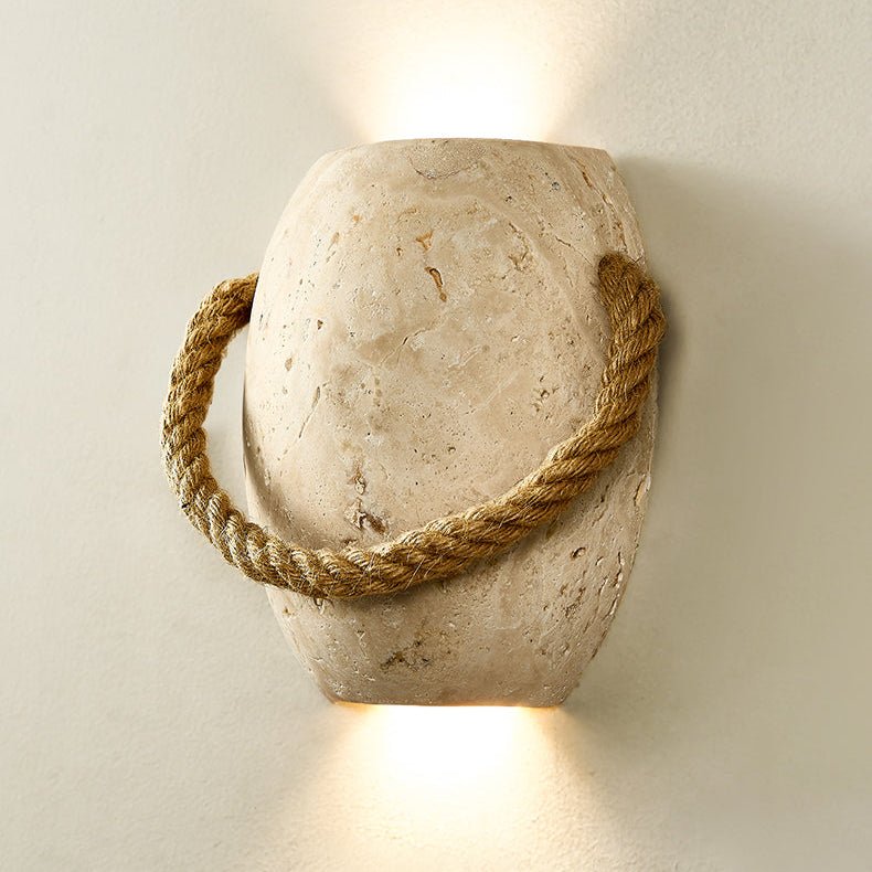 Coastal Rope Stone wandlamp