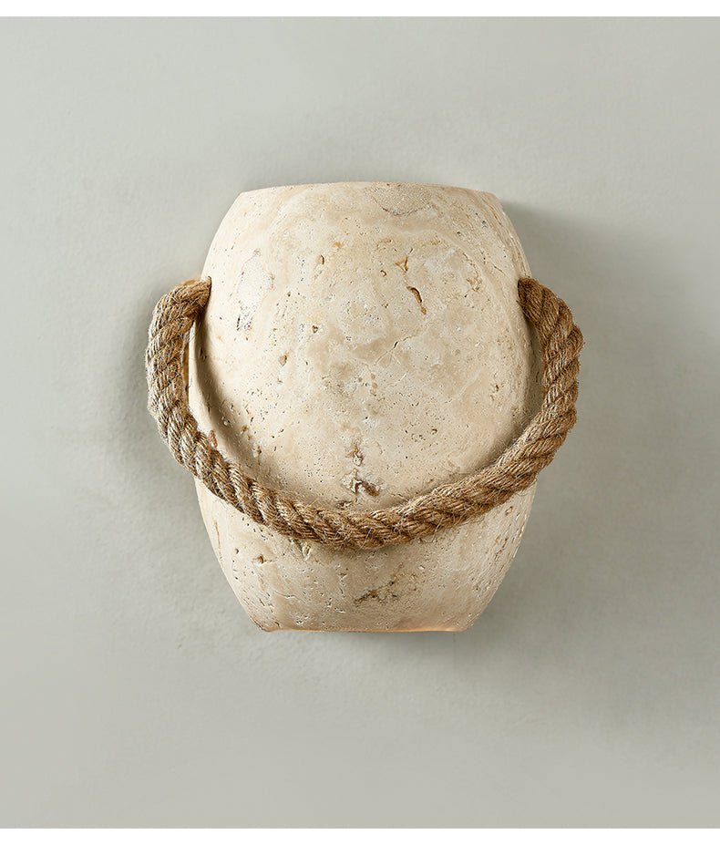 Coastal Rope Stone wandlamp
