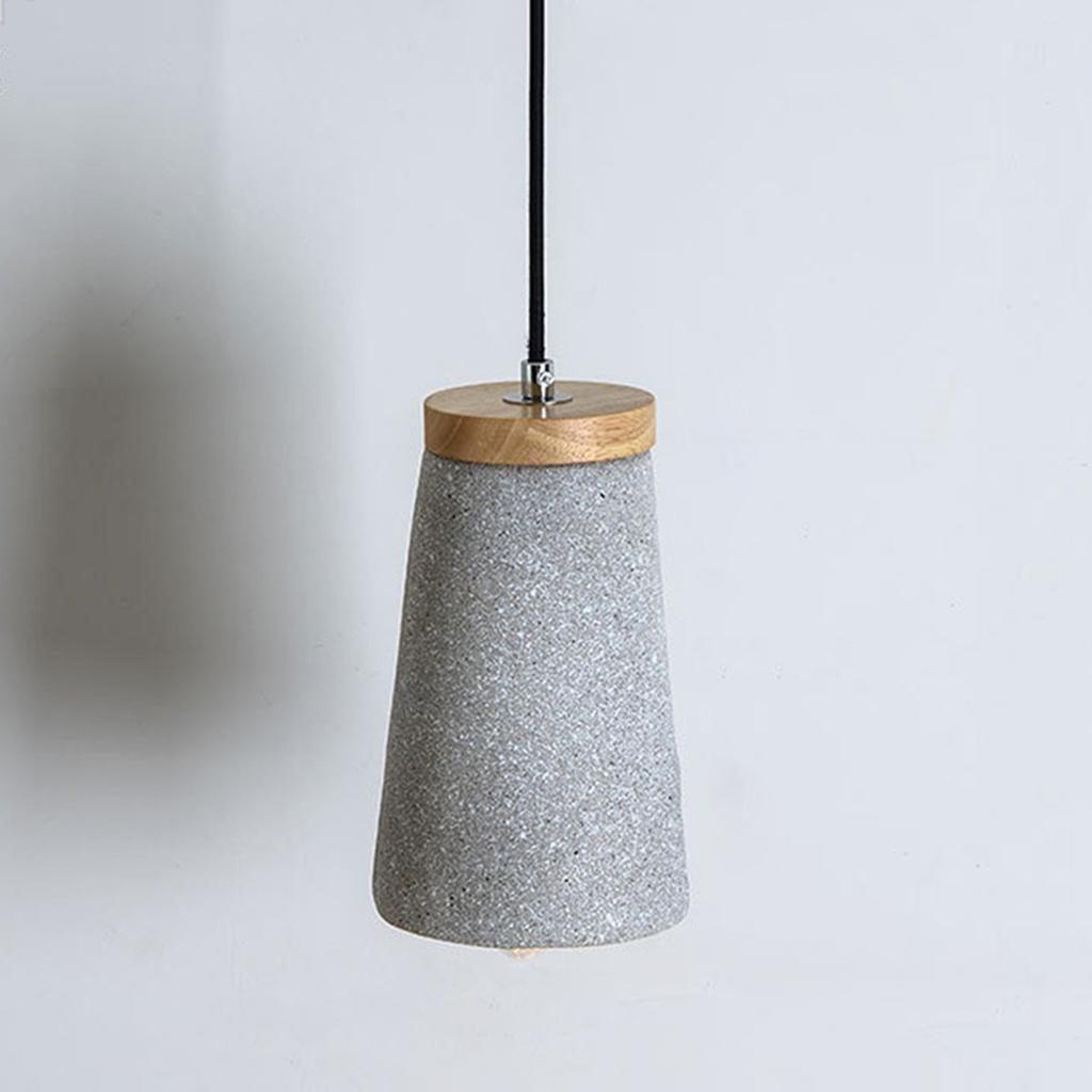 Sylinelia hanglamp van cement en hout