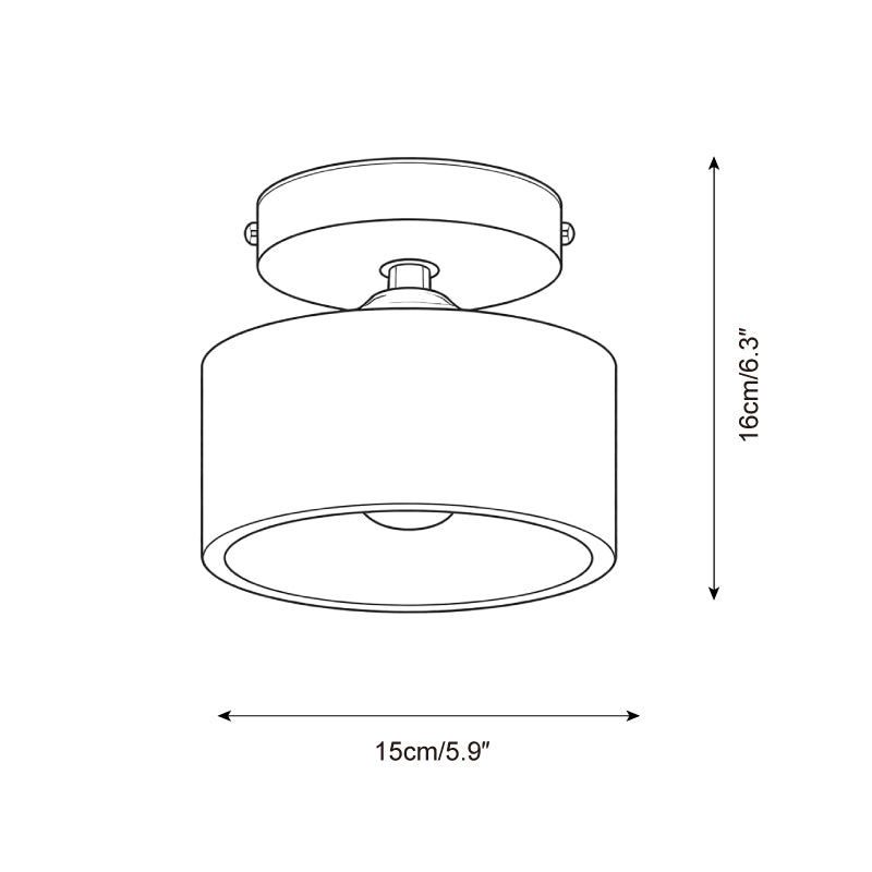 Renerora vlakke plafondlamp