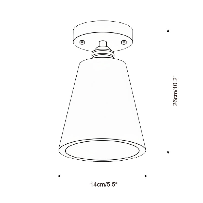 Renerora vlakke plafondlamp