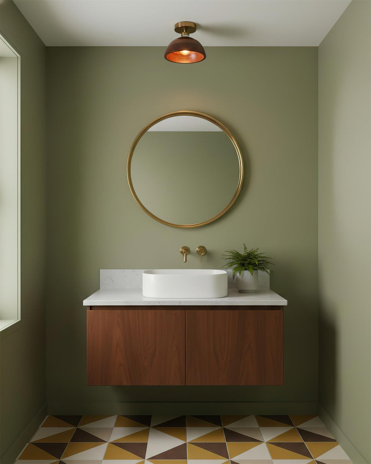 Renerora vlakke plafondlamp