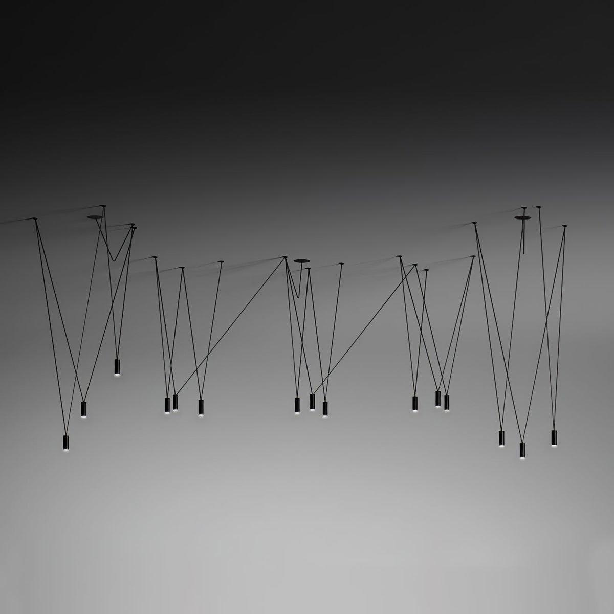 Miriira hanglamp collectie met slanke kabels