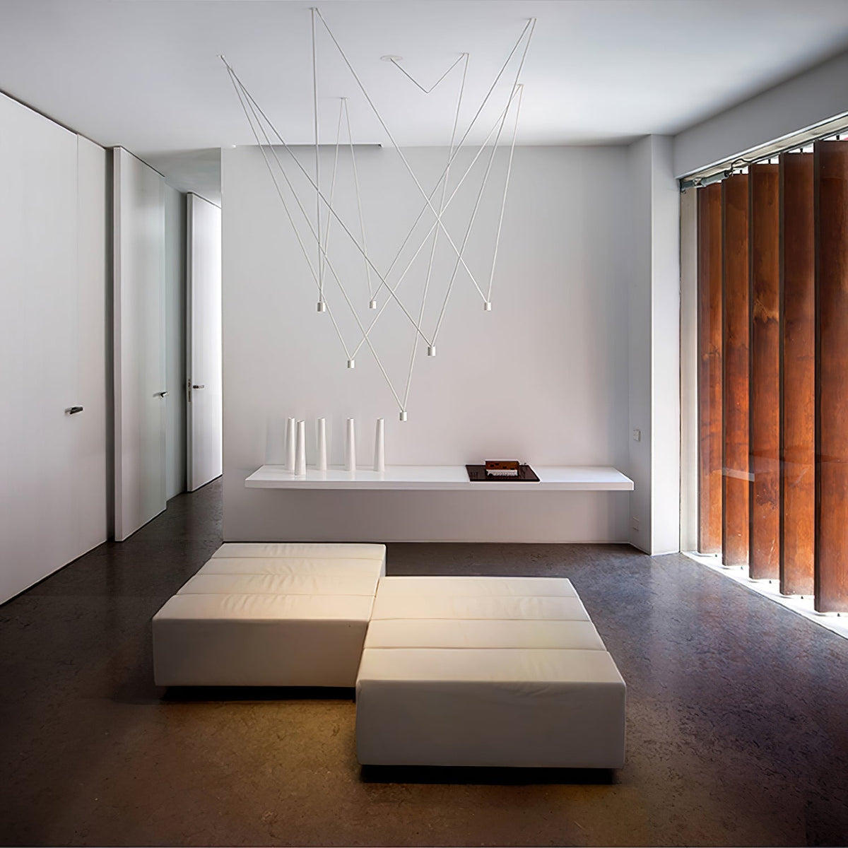 Miriira hanglamp collectie met slanke kabels