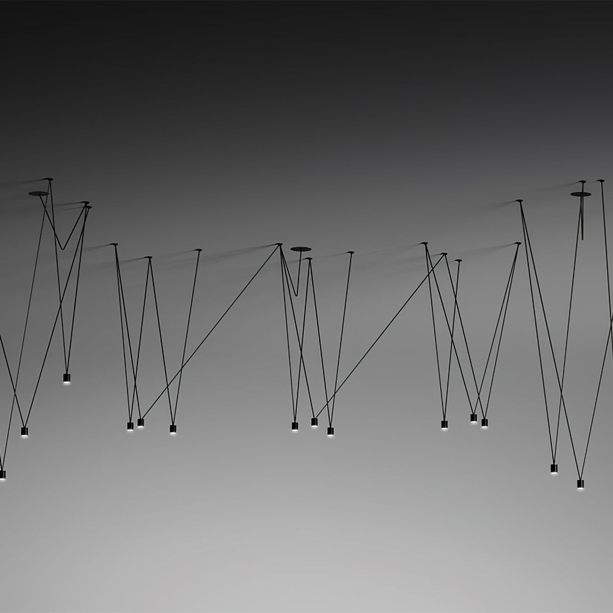 Miriira hanglamp collectie met slanke kabels