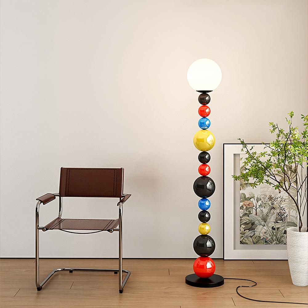 Zoriel Kunstmatige glas vloerlamp