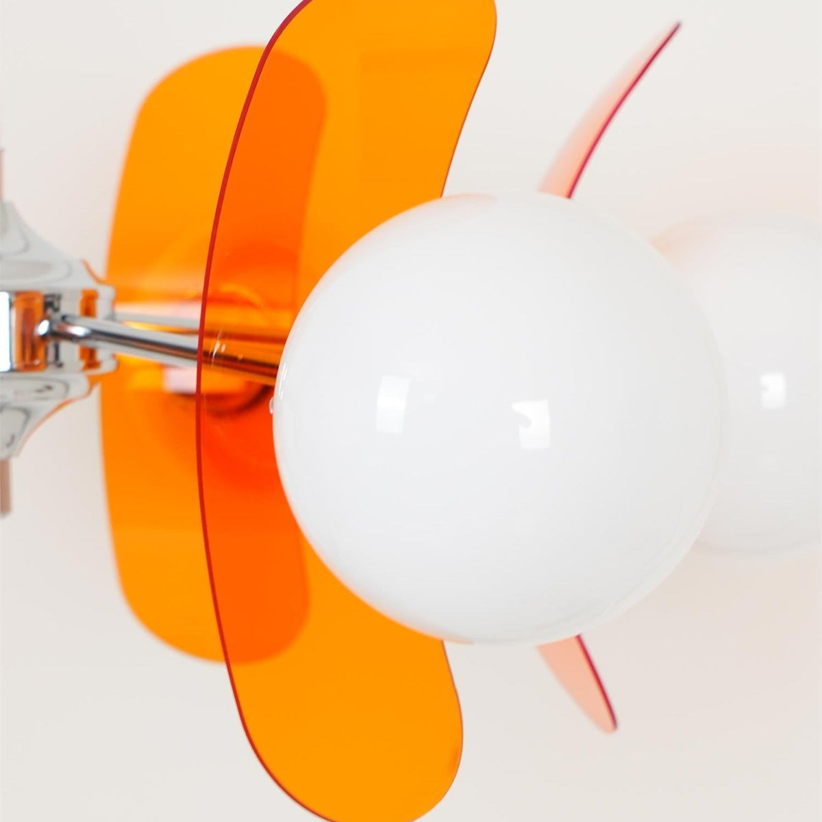 Prism Creativiteit Sputnik Oranje Glazen Kroonluchter