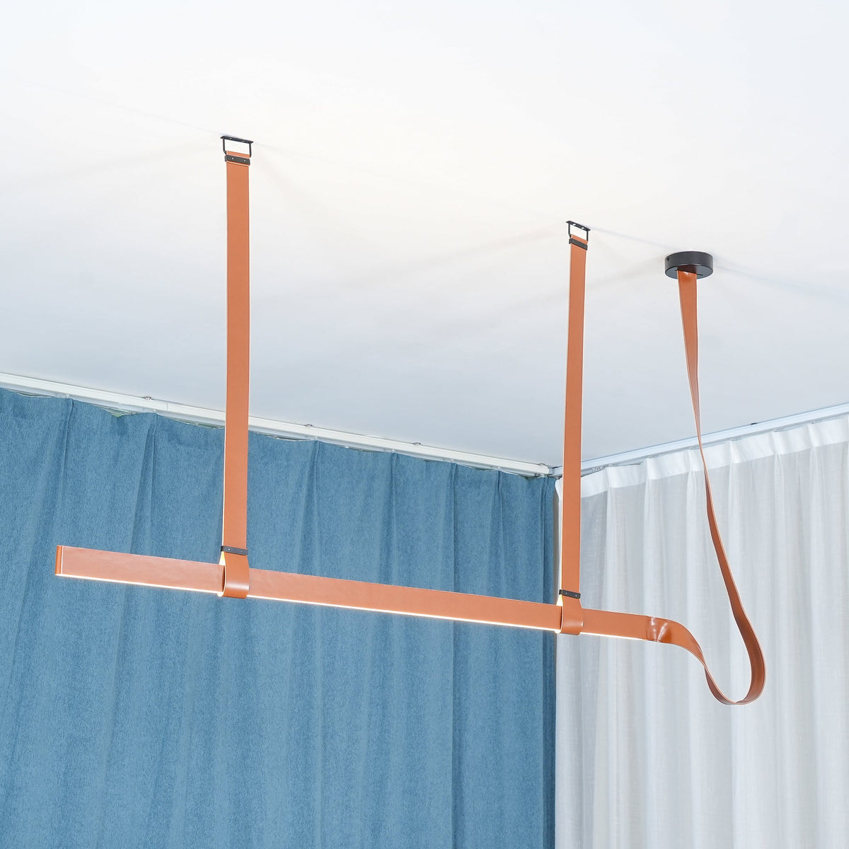 Zaleth Moderne hanglamp van leer