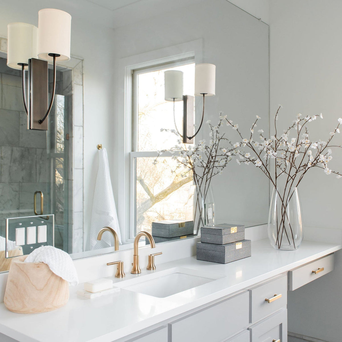 Slate wandlamp