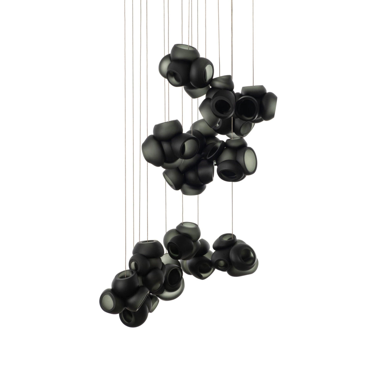 Ursa Bubbles Cluster glas hanglamp