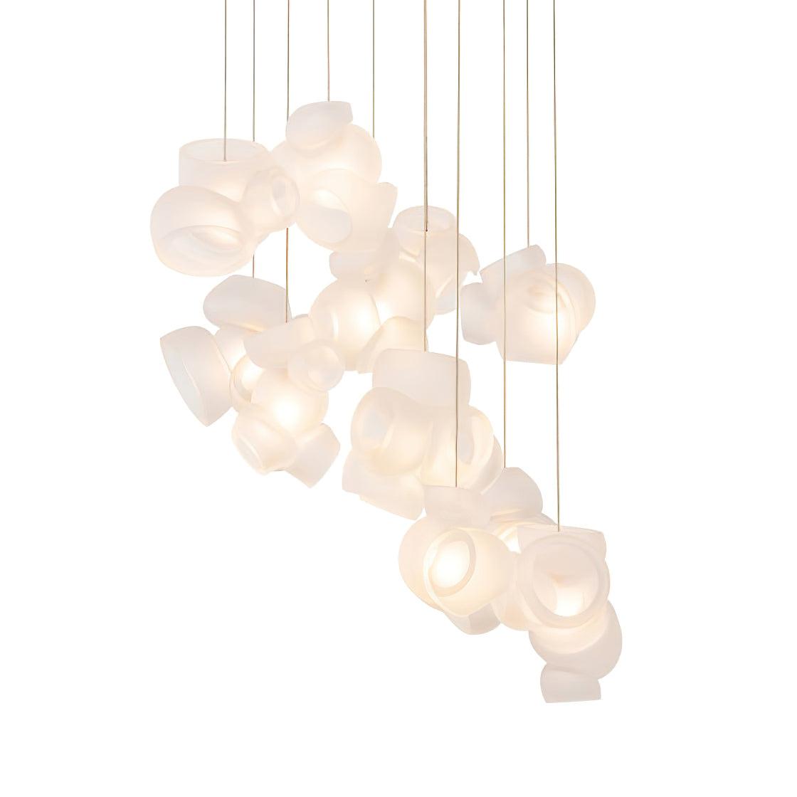Ursa Bubbles Cluster glas hanglamp