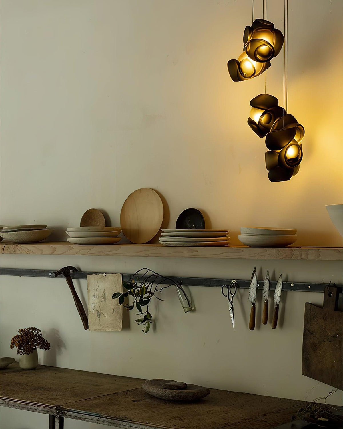 Ursa Bubbles Cluster glas hanglamp
