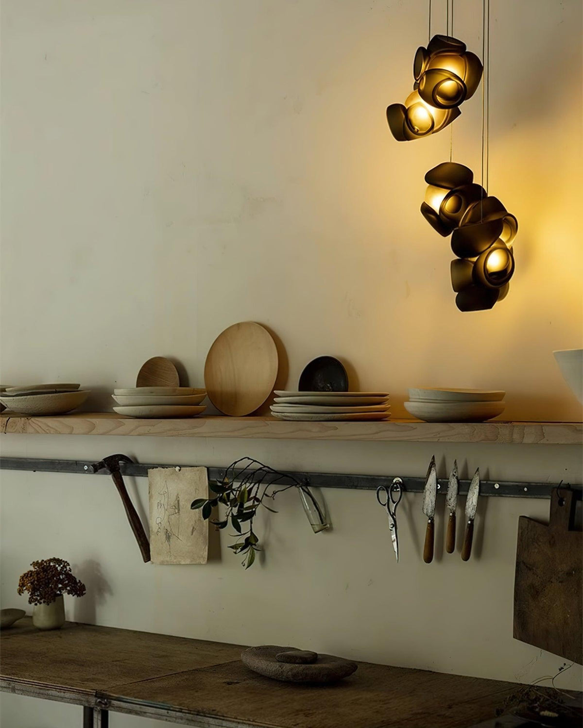 Ursa Bubbles Cluster glas hanglamp